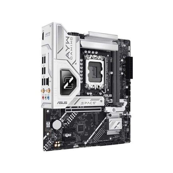 ASUS B860M AYW GAMING WIFI DDR5 (Intel Core Ultra LGA1851 Socket) LGA1851 mATX Gaming Motherboard