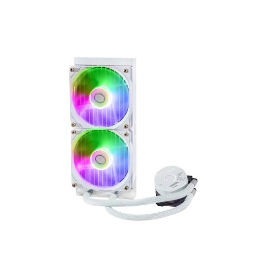 Cooler Master MasterLiquid 240L Core ARGB 240mm White Liquid CPU Cooler