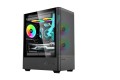 Value Top NUBIA21F3 Mini Tower Black Micro-ATX Gaming Desktop Casing