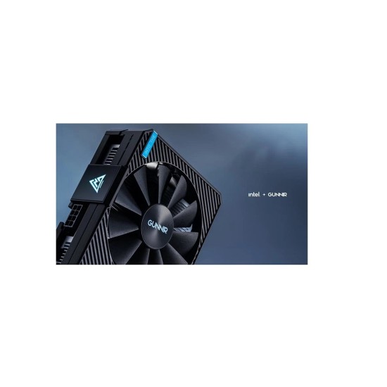 Gunnir Intel Arc A380 Photon 6G OC 6GB GDDR6 Navy Blue-Black Graphics Card
