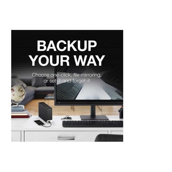 Seagate One Touch 16TB USB Type-C and USB 3.0 Black External HDD with Built-In Hub