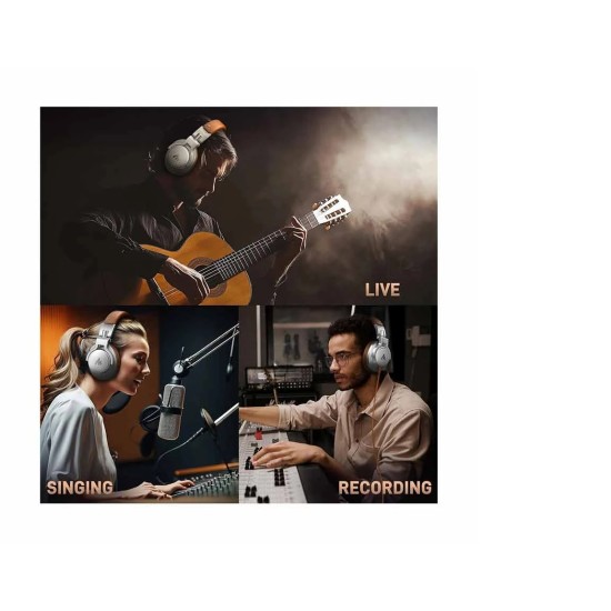 Maono MH700 Wired Silver Studio Monitor Headphone