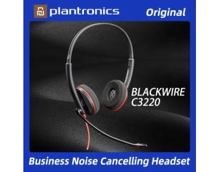 Plantronics Poly Blackwire C3220 Black Wired USB Headphone