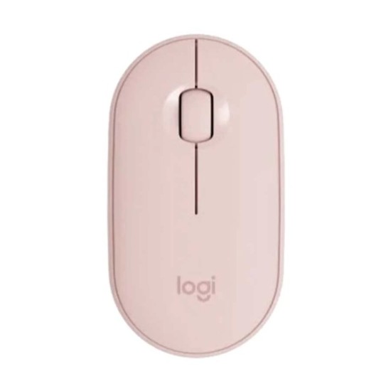 Logitech M350 Dual Mode Pebble Wireless Mouse (Rose) – 910-005601